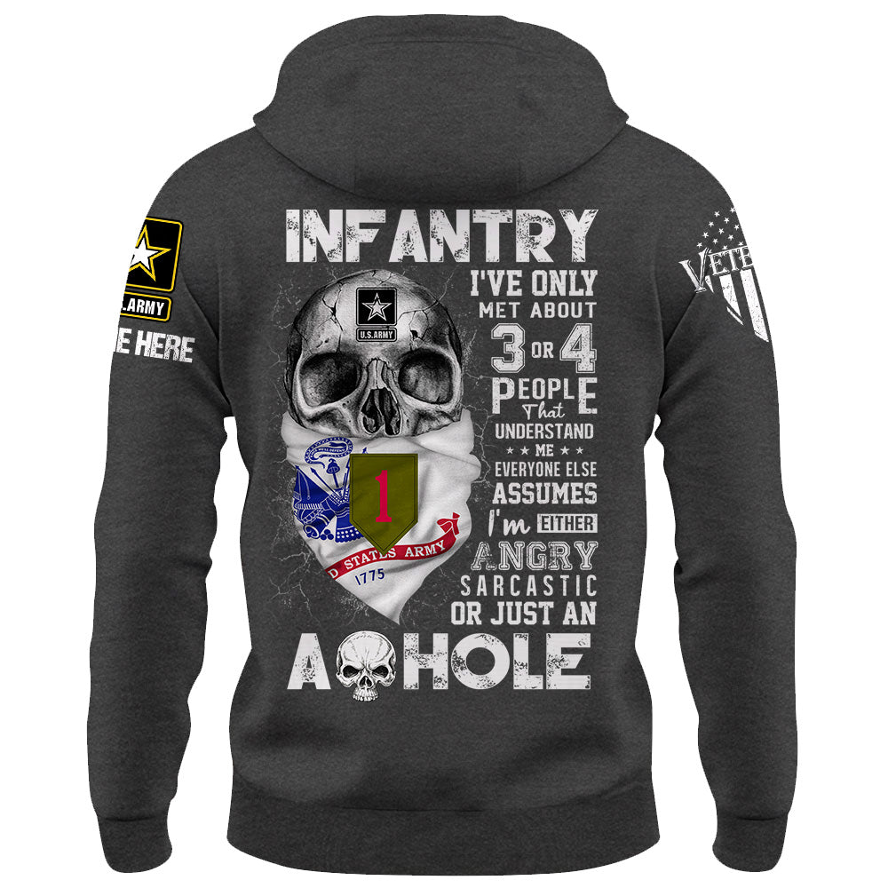 Custom Shirt US Veteran I've Only Met About 3 or 4 People That Understand Me Gift For Soldier Veteran K1702 Trhn