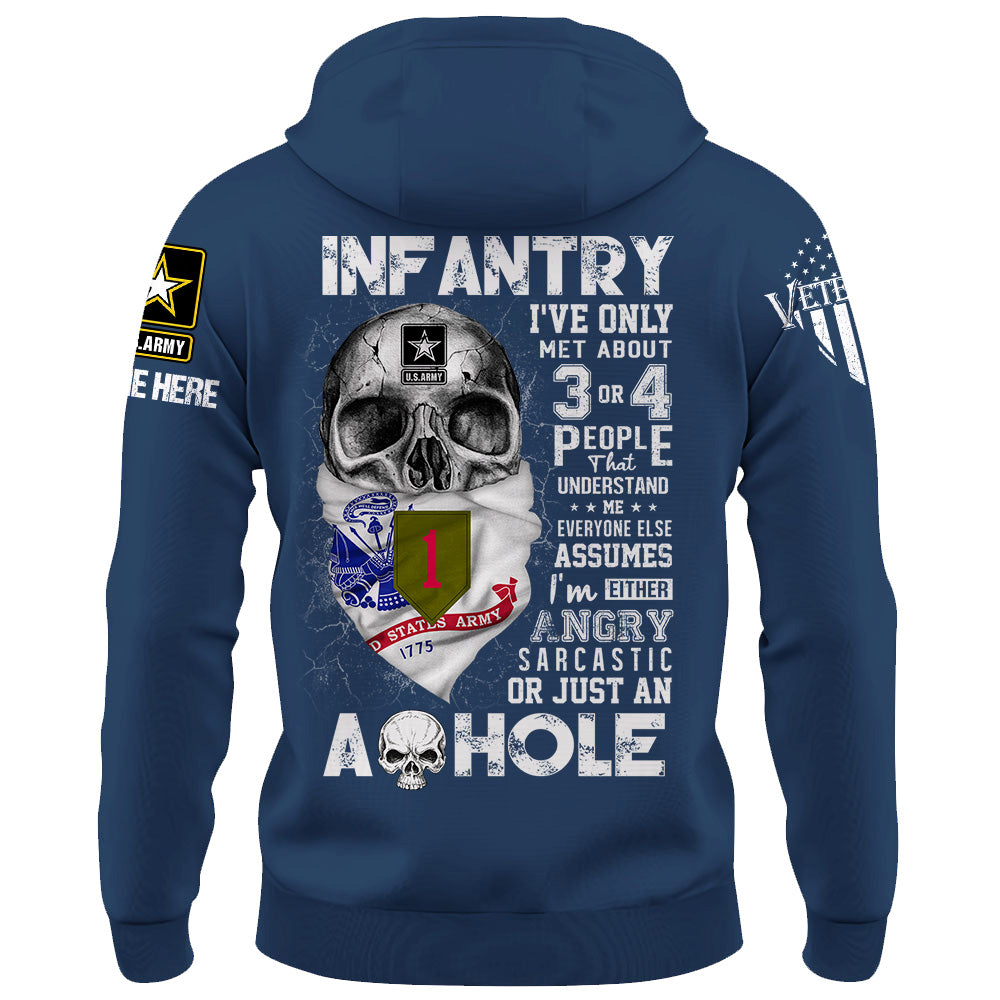 Custom Shirt US Veteran I've Only Met About 3 or 4 People That Understand Me Gift For Soldier Veteran K1702 Trhn