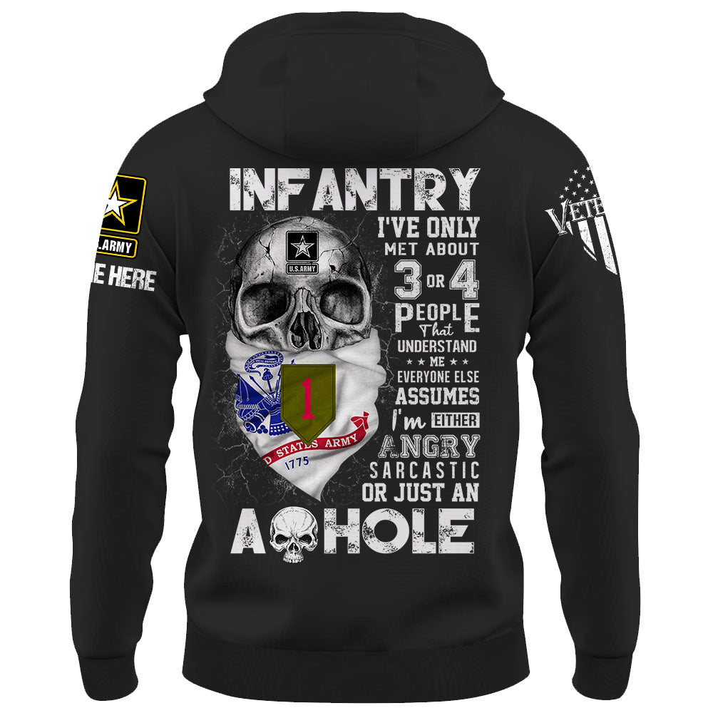 Custom Shirt US Veteran I've Only Met About 3 or 4 People That Understand Me Gift For Soldier Veteran K1702 Trhn