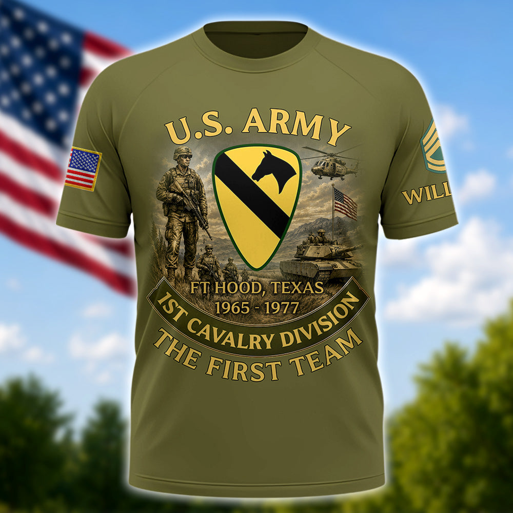 Custom Veteran Shirt Available All Military Branches All Over Print Gift For Veterans Dad Grandpa K1702 MT2