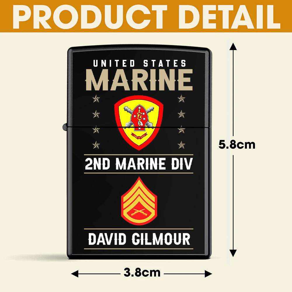 Proud to Serve – Military Facts Lighter Custom Gift For Veteran K1702 Trhn