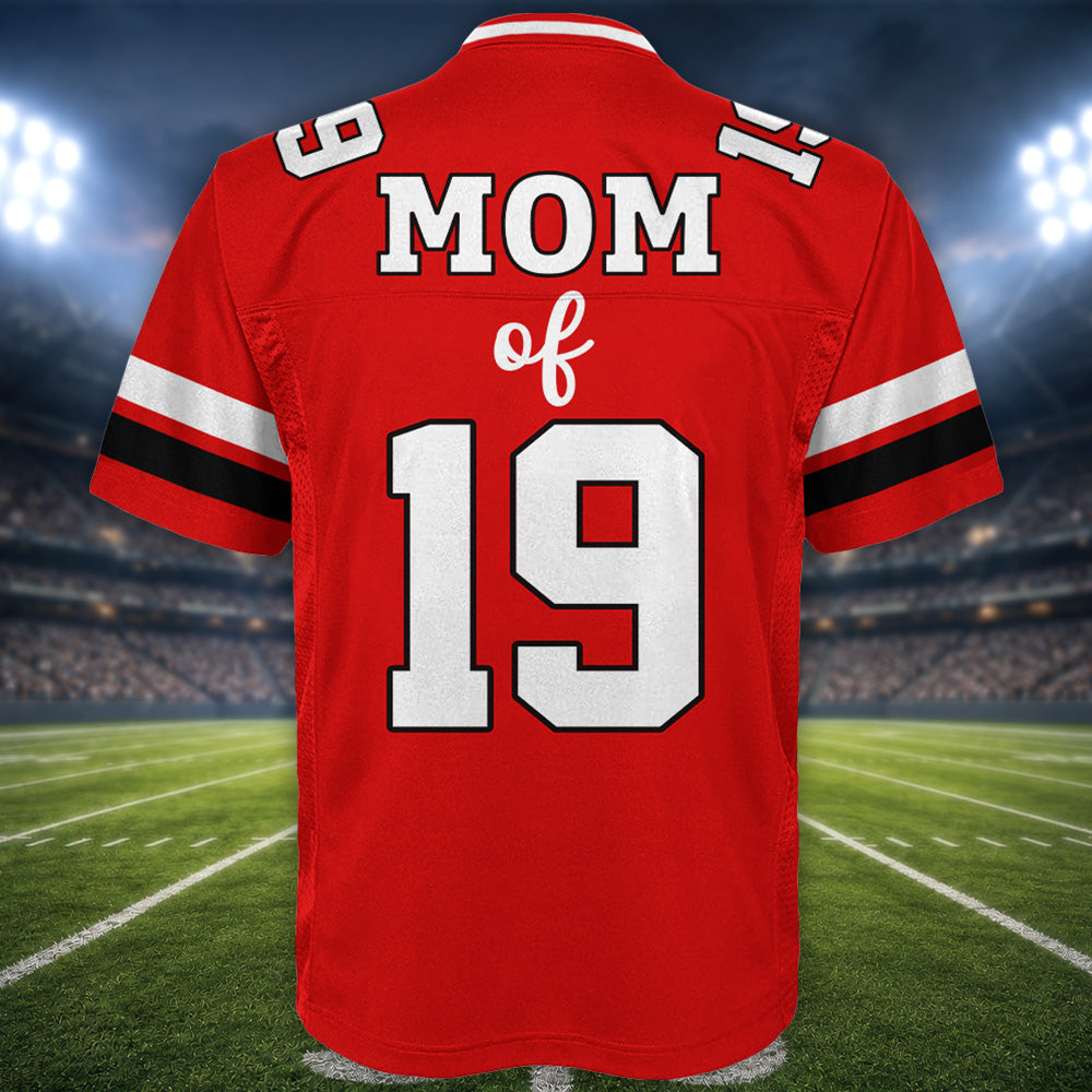 Custom Photo Football Player Jersey - Personalized Team Name School Name Bootleg Style Jersey Na02 Hv01