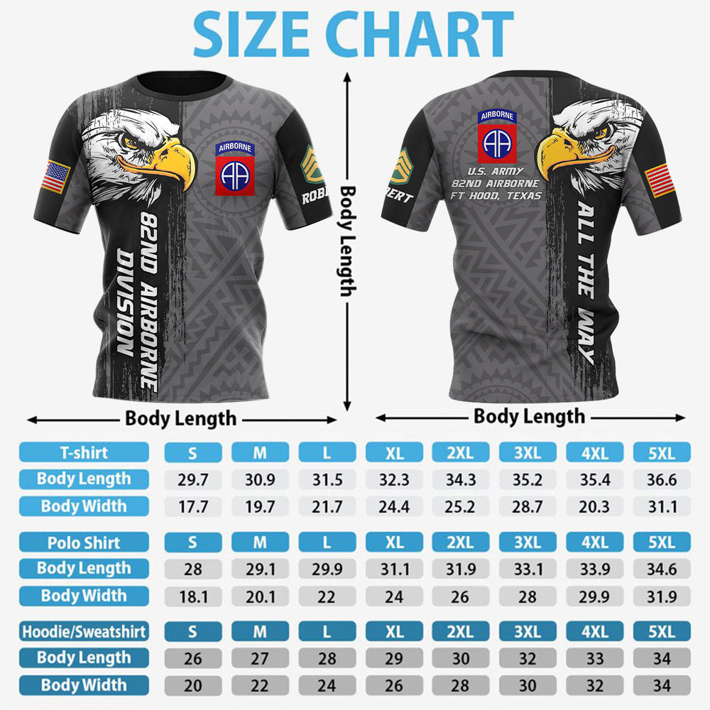 Personalized Military Division Veteran All Over Print Shirt Available All Military Branches Gift For Soldier Veterans K1702 Trhn