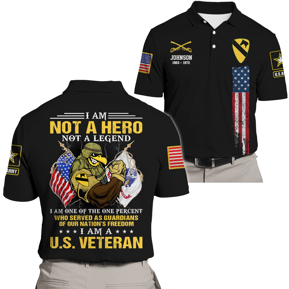 I Am Not A Hero Not A Legend, United States Veteran Shirt Custom All Military Branch K1702