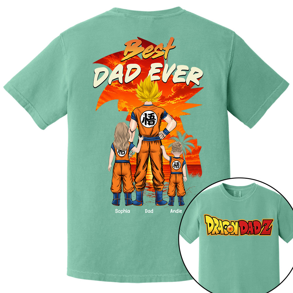Custom DragonDad Best Dad Ever Shirt, Father's Day 2026 L0411 VH01