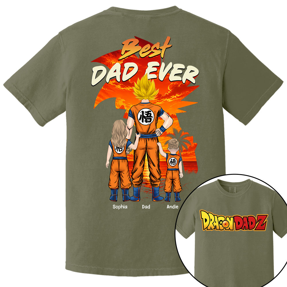Custom DragonDad Best Dad Ever Shirt, Father's Day 2026 L0411 VH01