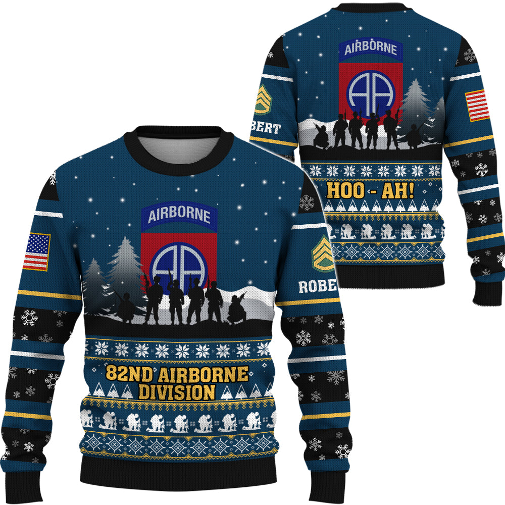 Custom Ugly Sweater Military Veteran Available All Military Branches Gift For Veteran Dad Grandpa K1702 Trhn