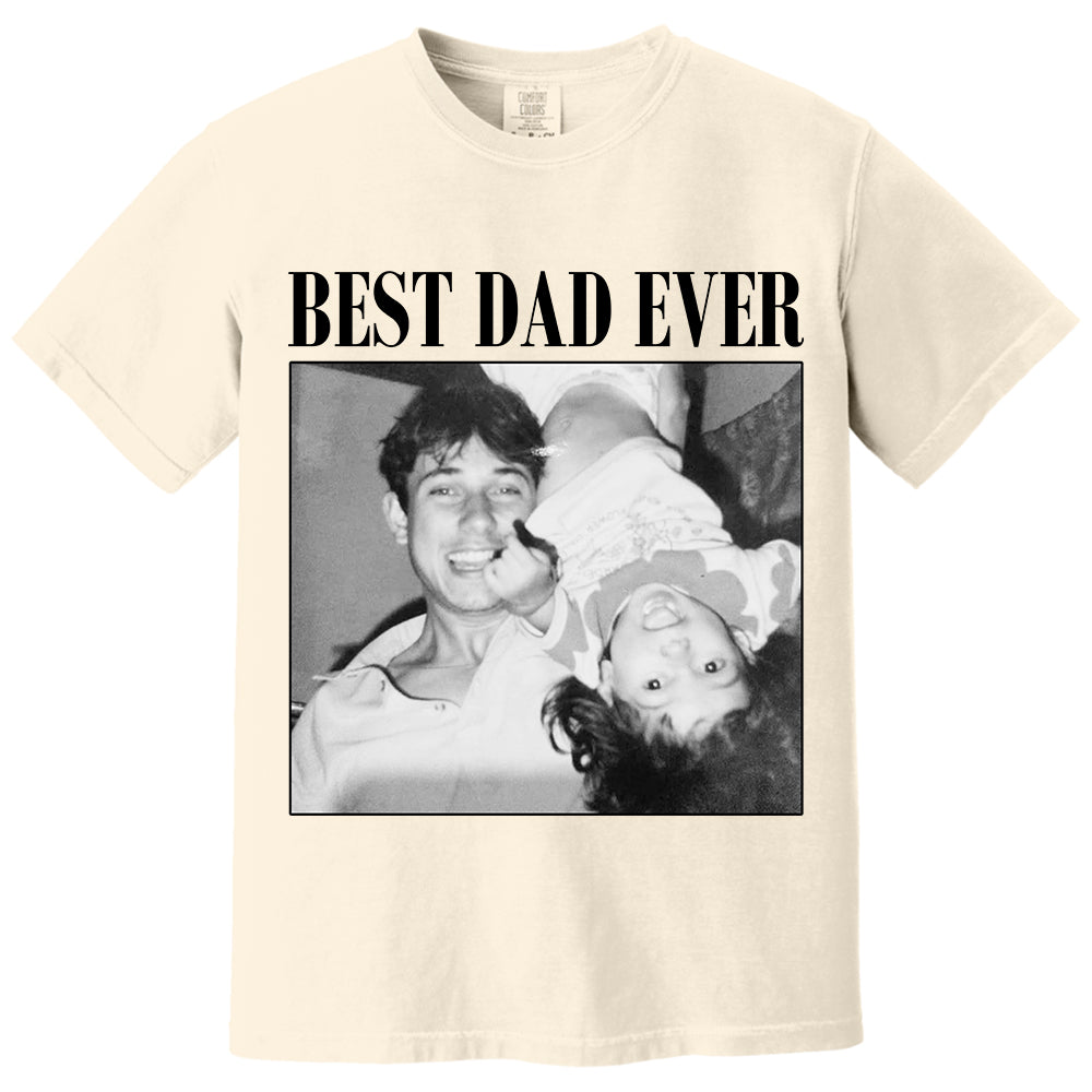 Custom Photo Dad Shirt, Personalised Comfort Colors Dad Shirt, Dad Picture Tshirt , Christmas Gift for Dad, Dad Tee, Dad Gift, Grandpa Gift VH01