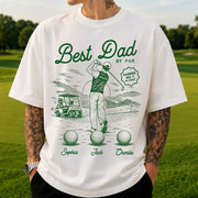 Custom Best Dad By Par Shirt, Gift For Dad, Grandpa, Father's Day L0411 TH23