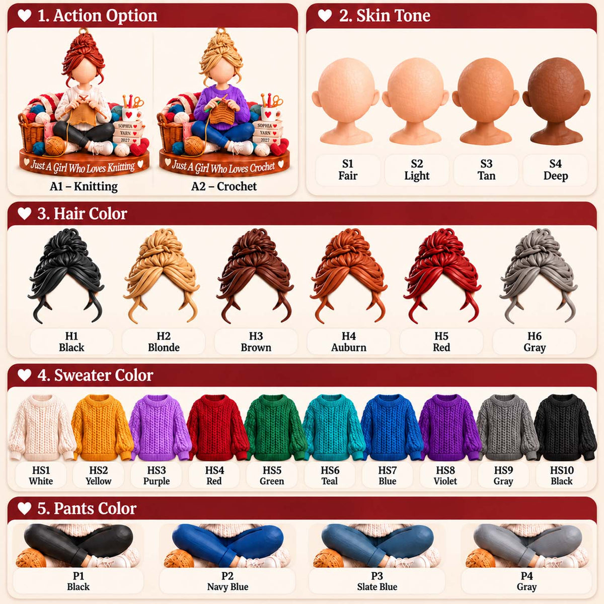 Custom Just A Girl Who Loves Crochet Knitting, Crochet Lover Gift, Gift For Knitter L0411 Pt99