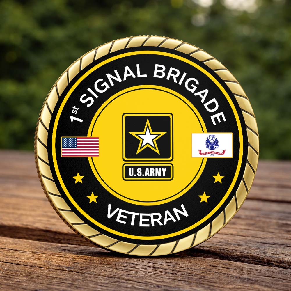 US Military Division Veteran Challenge Coin Available All Military Branches Custom Gift For Veterans K1702 MT2
