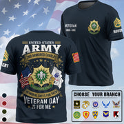 Custom All Over Print Shirt Memorial Day Is For Them Veteran Day Is For Me Gift For Veterans K1702 Trhn