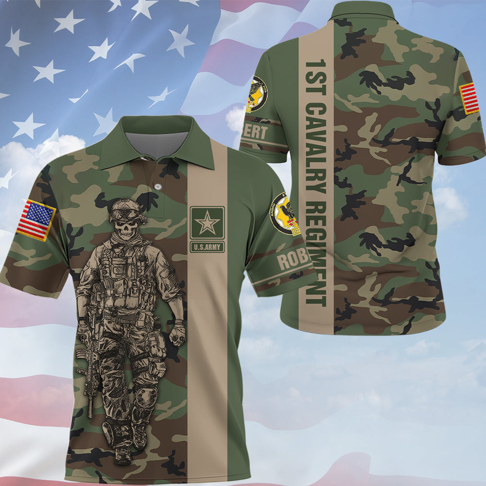 Veteran All Over Print Shirt Available All Military Branches Camouflage Shirts Custom Art Soldier Gift For Veterans K1702 Trhn