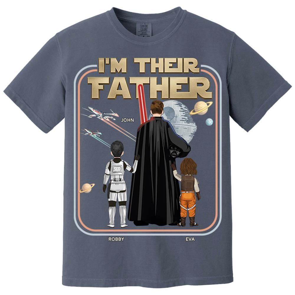 I'm Their Father - Personalized Shirt For Dad - Custom Gift For Father's Day A2110 Nh00