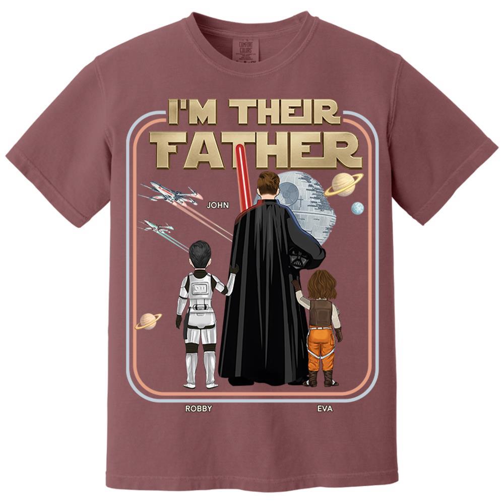 I'm Their Father - Personalized Shirt For Dad - Custom Gift For Father's Day A2110 Nh00