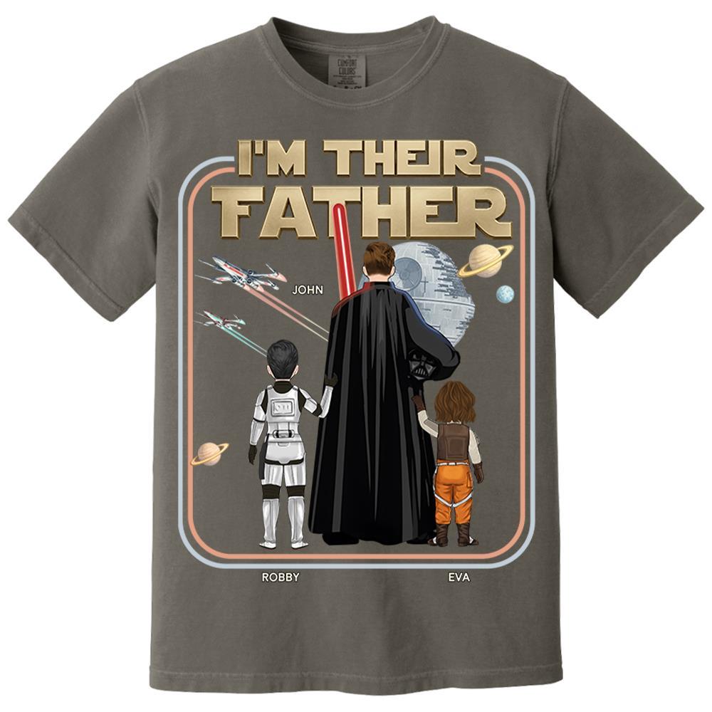 I'm Their Father - Personalized Shirt For Dad - Custom Gift For Father's Day A2110 Nh00