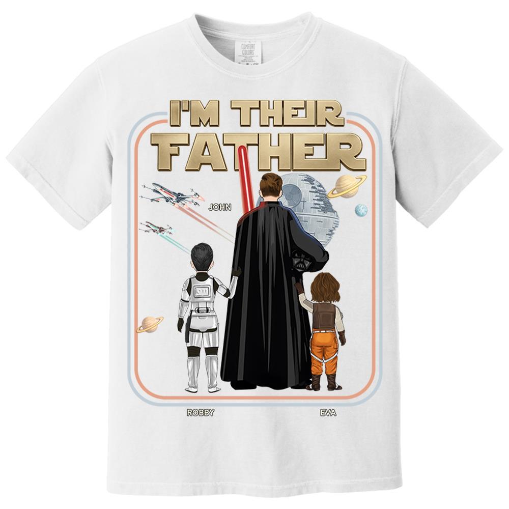 I'm Their Father - Personalized Shirt For Dad - Custom Gift For Father's Day A2110 Nh00