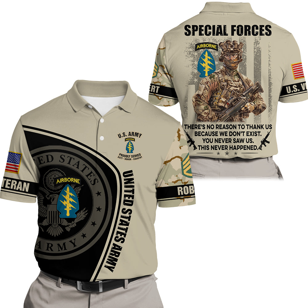 Personalized Shirt Veteran There's No Reason To Thank Us Gift For Veterans All Over Print Shirt K1702 MT2