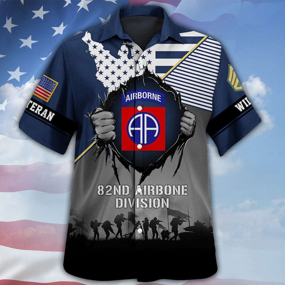 Custom All Over Print Shirt Veteran Custom Unit Patches Military Gift For Veterans K1702 MT2