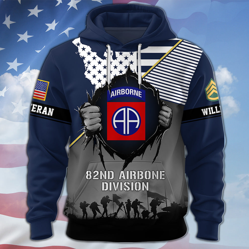 Custom All Over Print Shirt Veteran Custom Unit Patches Military Gift For Veterans K1702 MT2