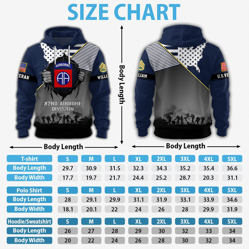 Custom All Over Print Shirt Veteran Custom Unit Patches Military Gift For Veterans K1702 MT2