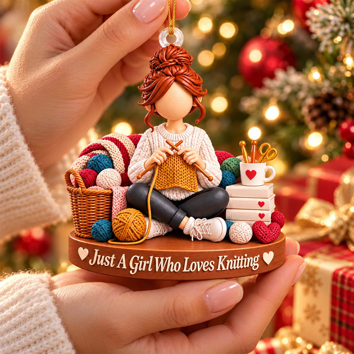 Custom Just A Girl Who Loves Crochet Knitting, Crochet Lover Gift, Gift For Knitter L0411 Pt99