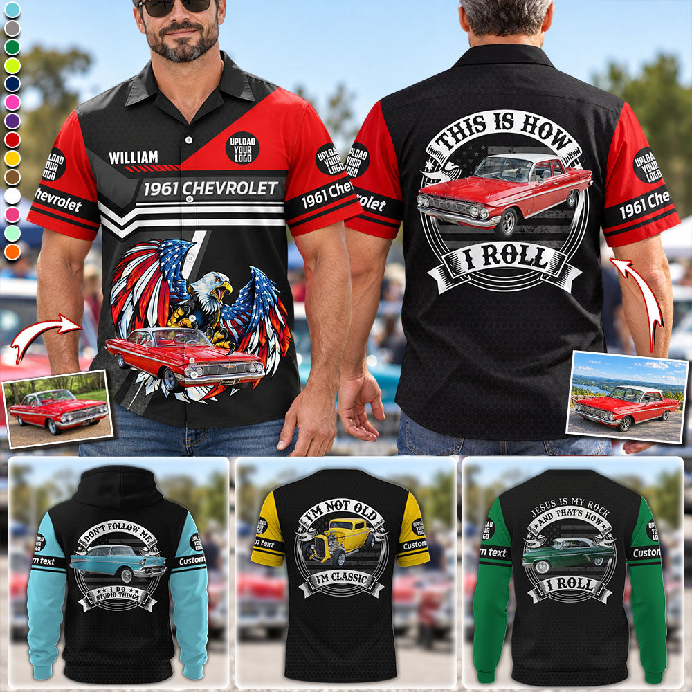This Is How I Roll Custom Vechicle Photo T-shirt For Loved Ones K1702 MT2