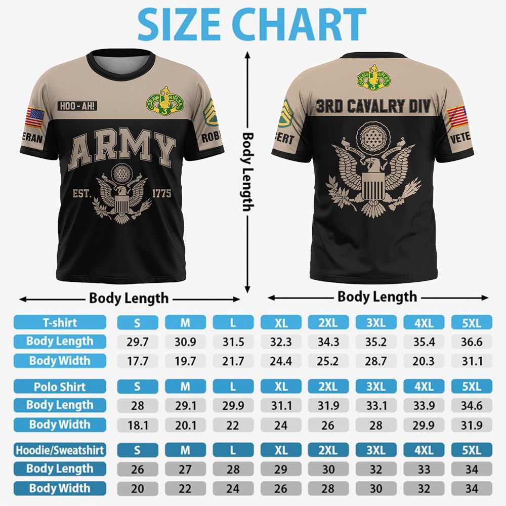 Personalized Veteran All Over Print Available All Military Branches Division Military Gift For Veterans K1702 Trhn