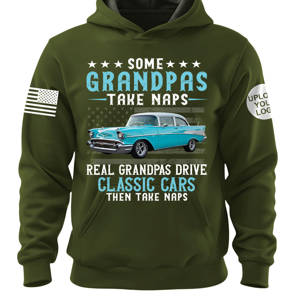 Custom Car's Photo Shirt Some Grandpas Take Naps Super Cool Grandpas Drive Classic Cars K1702 MT2