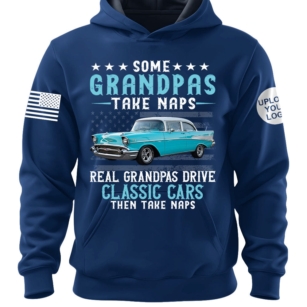 Custom Car's Photo Shirt Some Grandpas Take Naps Super Cool Grandpas Drive Classic Cars K1702 MT2