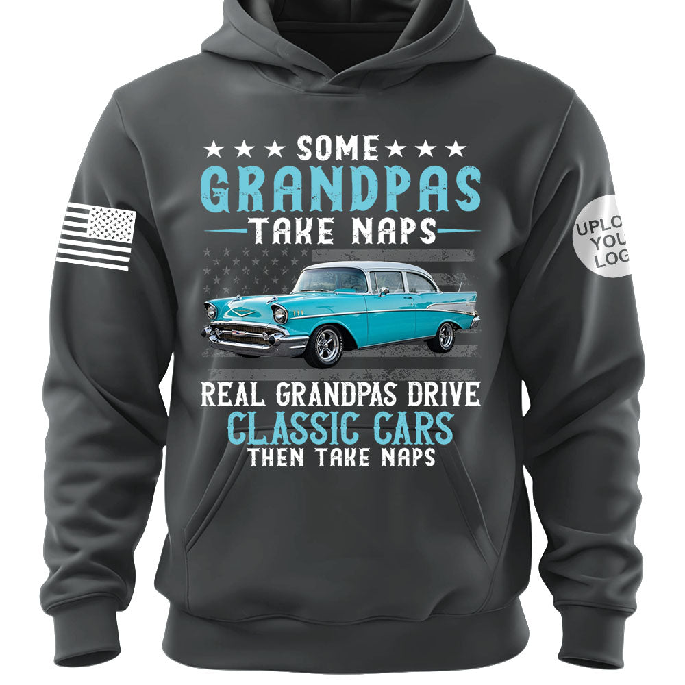 Custom Car's Photo Shirt Some Grandpas Take Naps Super Cool Grandpas Drive Classic Cars K1702 MT2