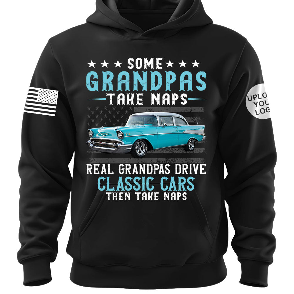 Custom Car's Photo Shirt Some Grandpas Take Naps Super Cool Grandpas Drive Classic Cars K1702 MT2