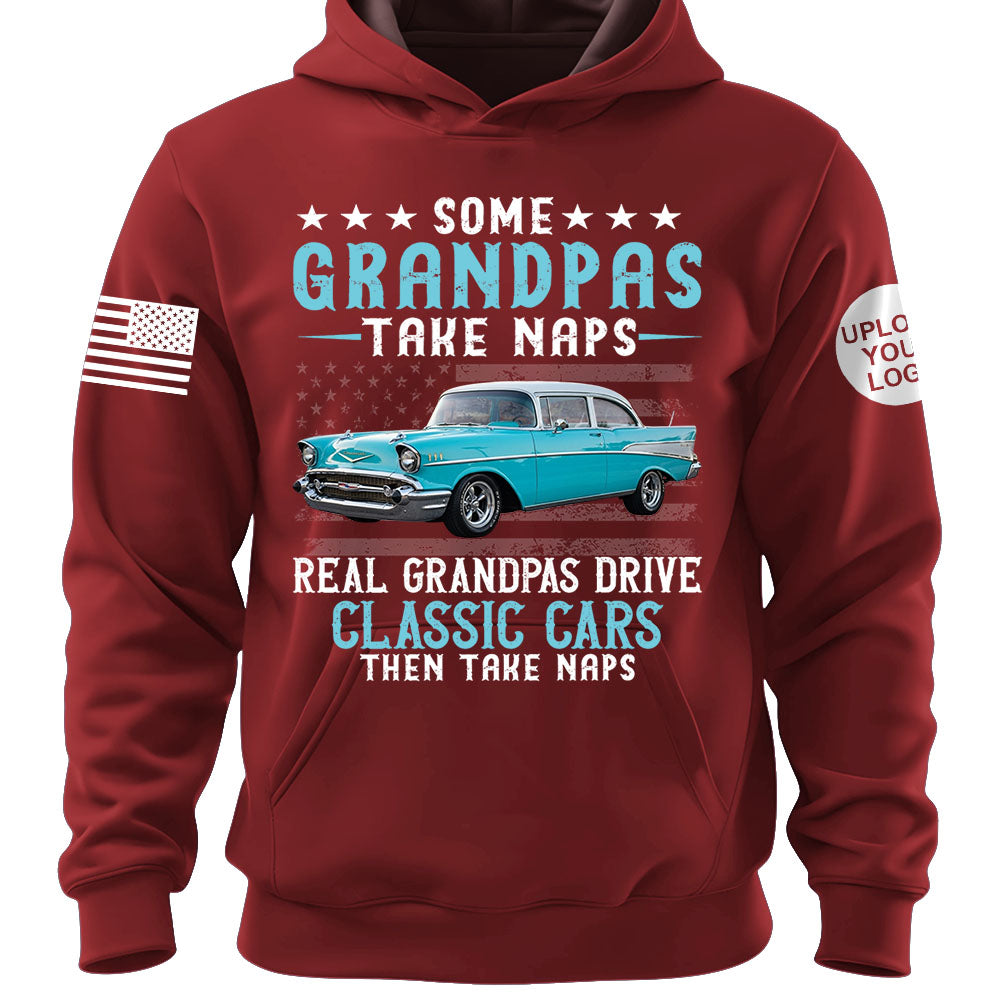 Custom Car's Photo Shirt Some Grandpas Take Naps Super Cool Grandpas Drive Classic Cars K1702 MT2