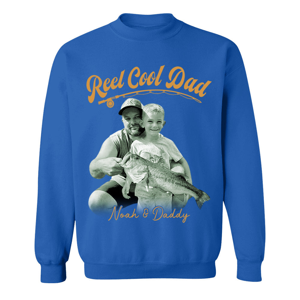 Reel Cool Dad - Personalized Vintage Shirt For Fishing Family - Gifts For Dad NA04 VH01