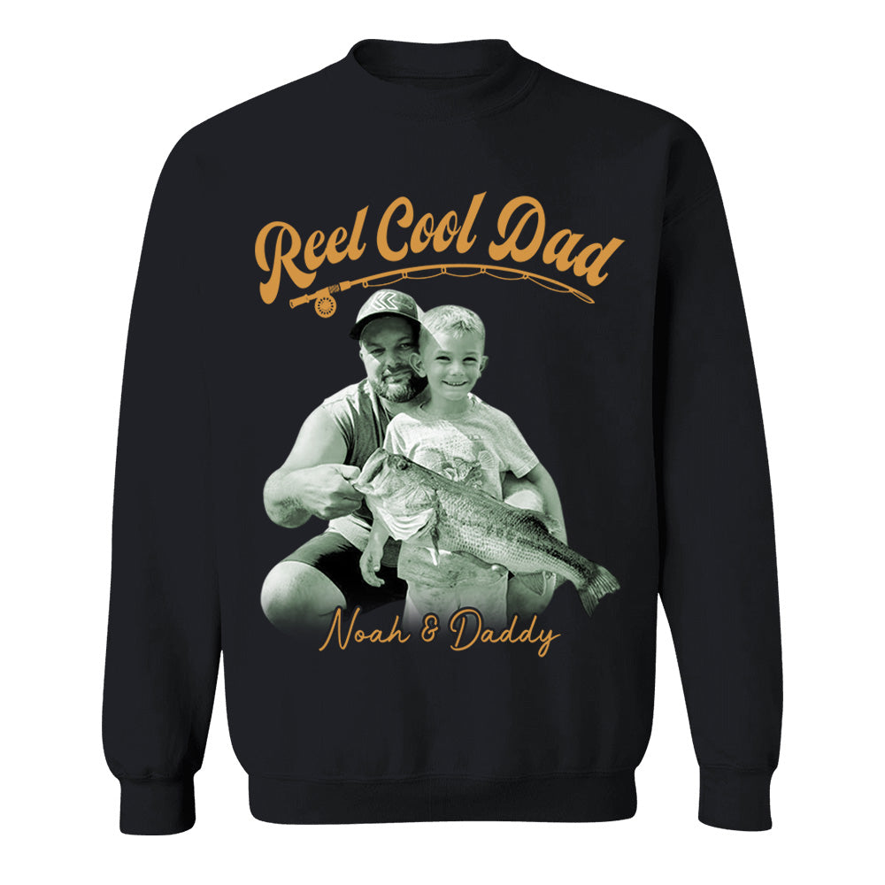 Reel Cool Dad - Personalized Vintage Shirt For Fishing Family - Gifts For Dad NA04 VH01
