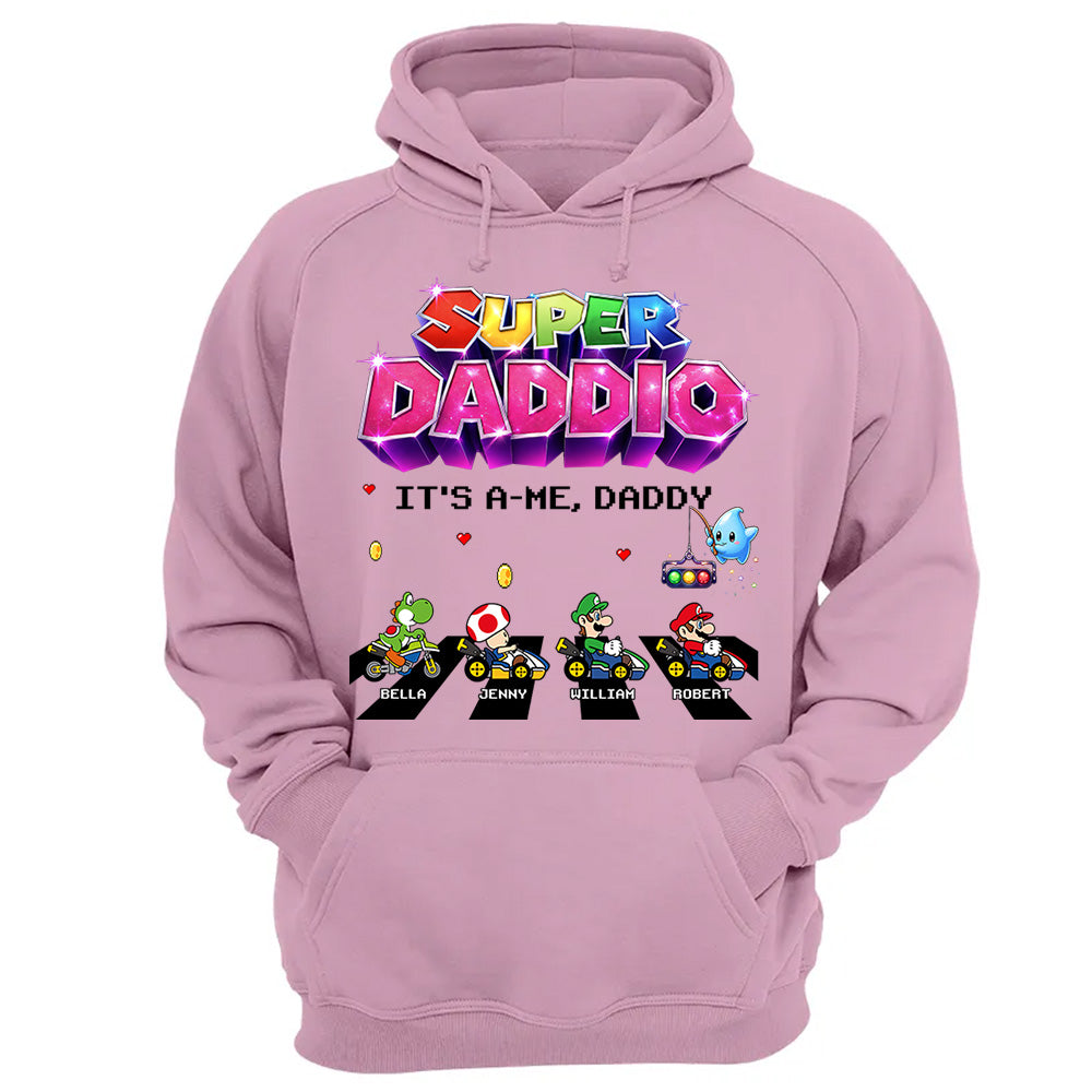 Customized Super Daddio It's A Me, Daddy Shirts, Father's Day Gift For Dad L0411 VH01