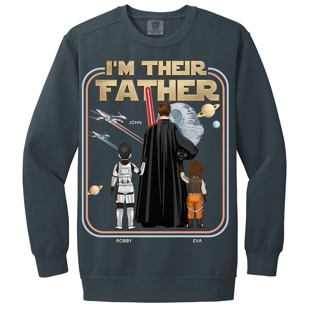 I'm Their Father - Personalized Shirt For Dad - Custom Gift For Father's Day A2110 Nh00