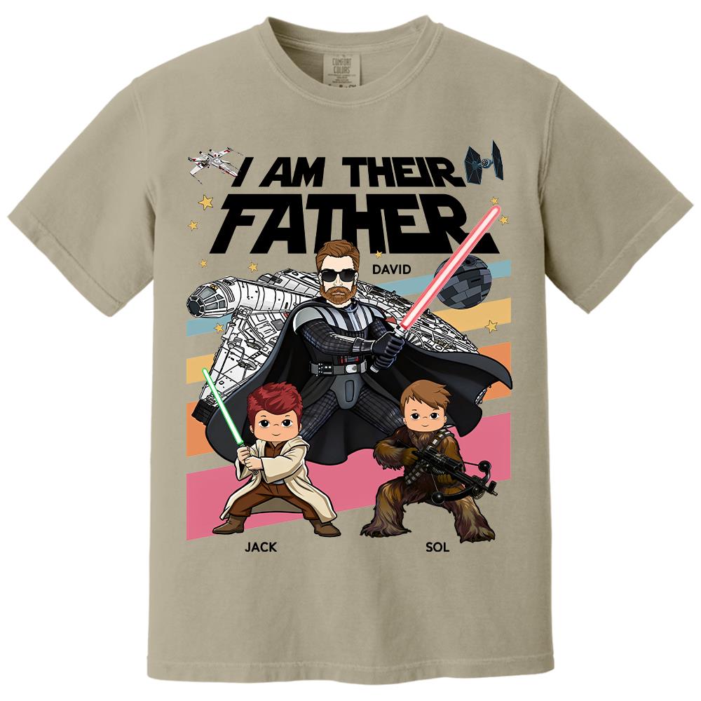 I Am Their Father Personalized Shirt Gift For Dad- Father's Day 2026 T1807 Hv01