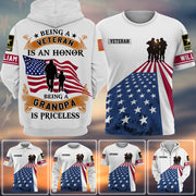 Being A Veteran Is An Honor Being A Grandpa Is Priceless K1702 Trhn