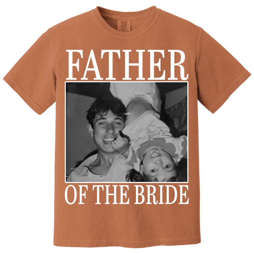 Custom Upload Photo Mother Of The Bride Shirt,Father Of The Bride Shirt, Custom Vintage Photo Shirt, Wedding Gift For Dad, Father of Bride Tee Nh00