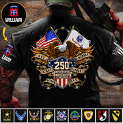 Custom Shirt 250th United States Anniversary  All Gave Some Some Gave All Gift For Military Veterans K1702 MT2