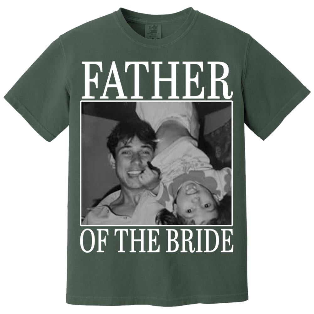 Custom Upload Photo Mother Of The Bride Shirt,Father Of The Bride Shirt, Custom Vintage Photo Shirt, Wedding Gift For Dad, Father of Bride Tee Nh00