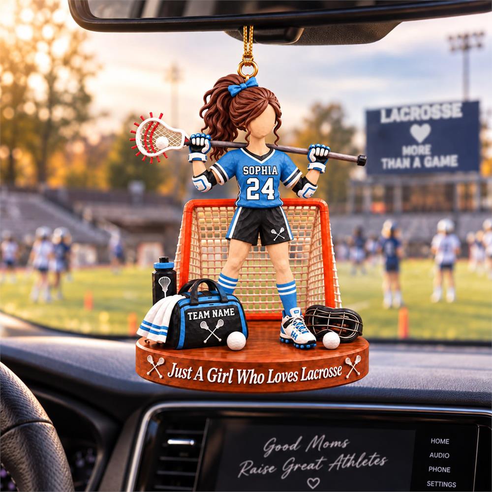 Personalized Just A Boy Who Loves Lacrosse Ornament, Custom Name & Number Player Lacrosse Ornament, Gift For Lacrosse Lover T1807 Hv01