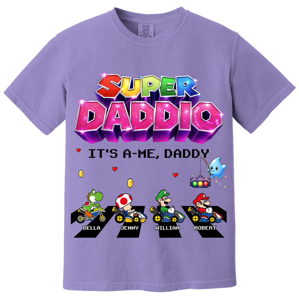 Customized Super Daddio It's A Me, Daddy Shirts, Father's Day Gift For Dad L0411 VH01