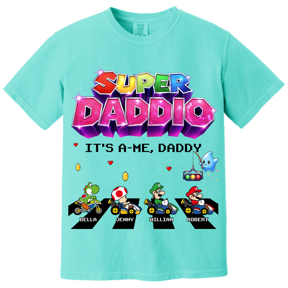 Customized Super Daddio It's A Me, Daddy Shirts, Father's Day Gift For Dad L0411 VH01