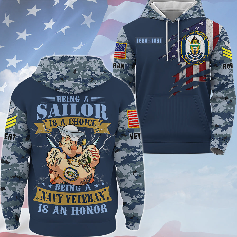 Custom All Over Print Shirt Being A Soldier Choice Being A Veteran Is An Honor Camouflage Pattern K1702 Trhn