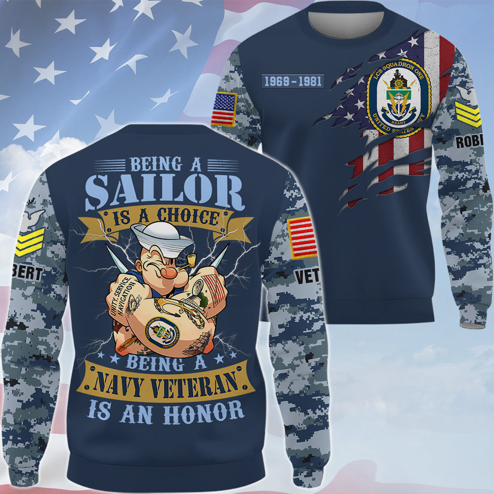 Custom All Over Print Shirt Being A Soldier Choice Being A Veteran Is An Honor Camouflage Pattern K1702 Trhn