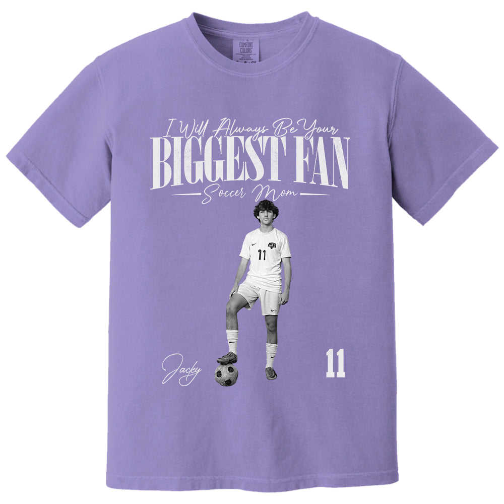 I'll Always Be Your Biggest Fan - Washed Tee Retro Bootleg Shirt For Soccer Players New T24