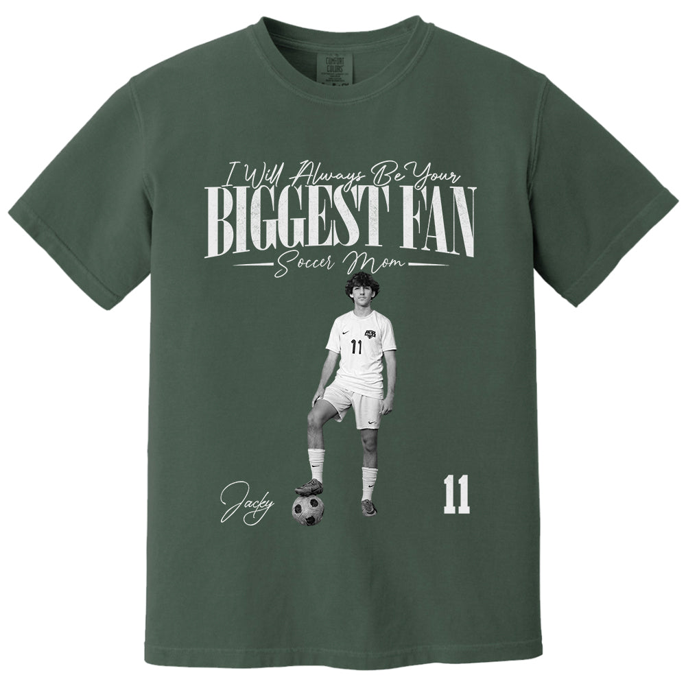 I'll Always Be Your Biggest Fan - Washed Tee Retro Bootleg Shirt For Soccer Players New T24