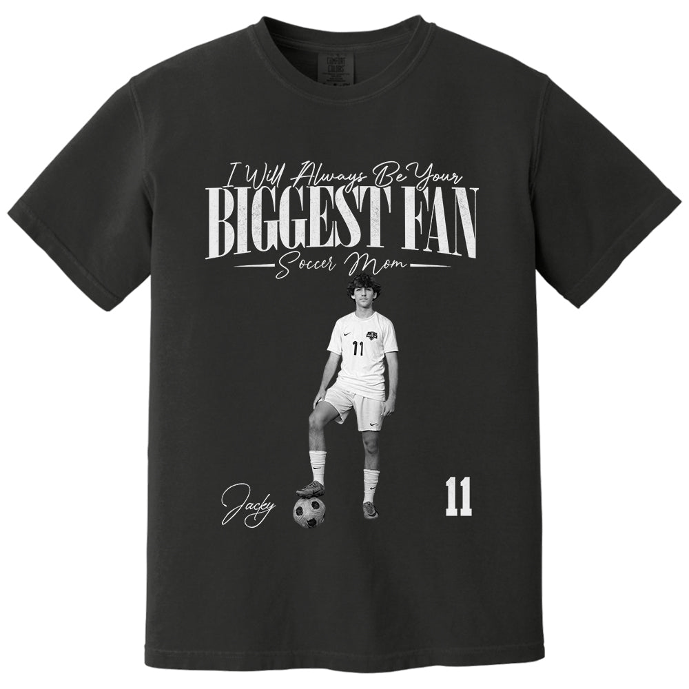 I'll Always Be Your Biggest Fan - Washed Tee Retro Bootleg Shirt For Soccer Players New T24
